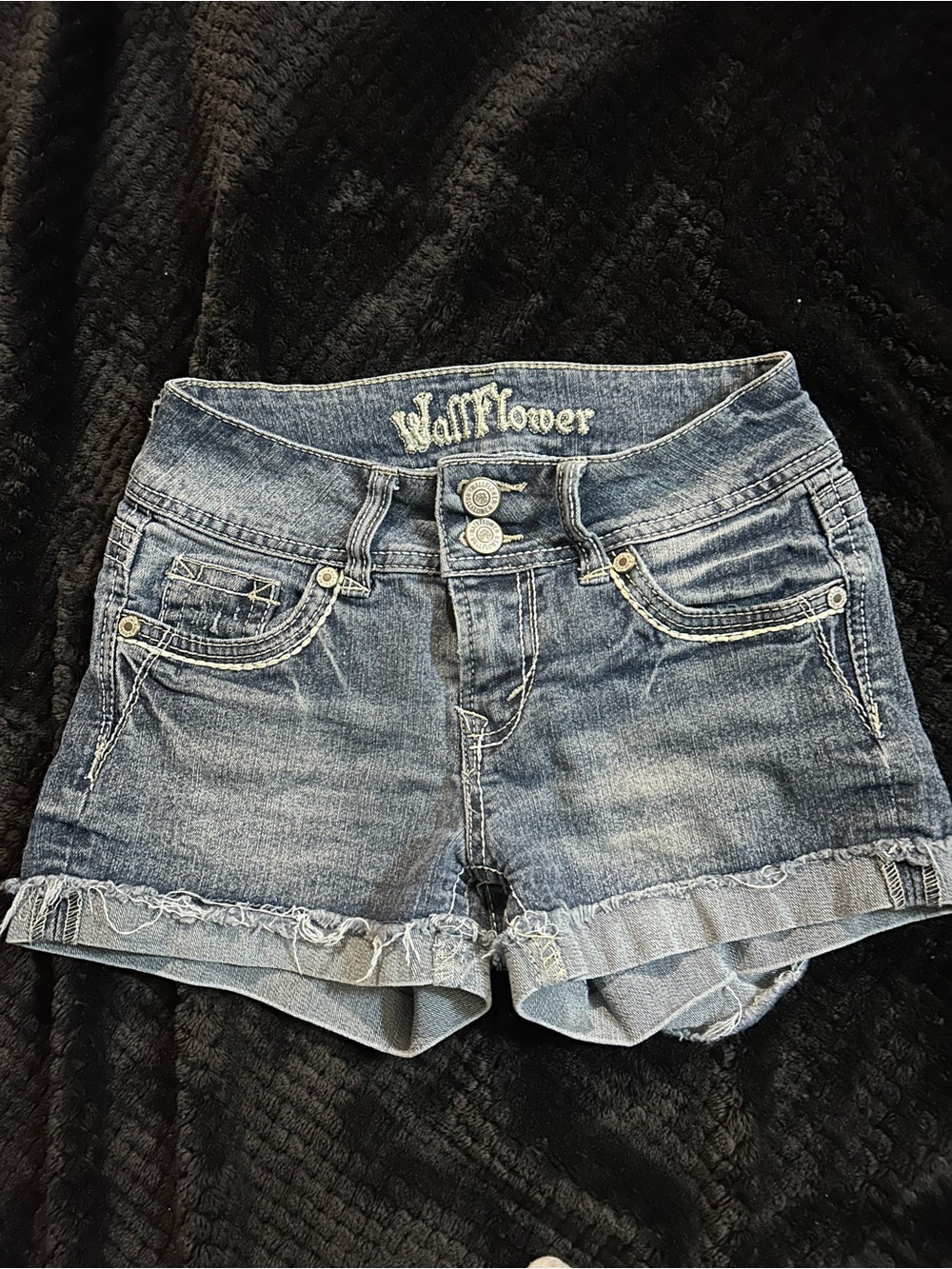 Blue Denim Shorts